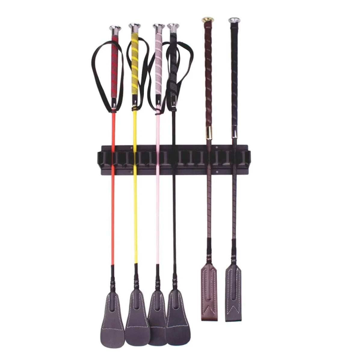 Wall-Mounted Whip Rack: Organize Your Tack Room with Ease